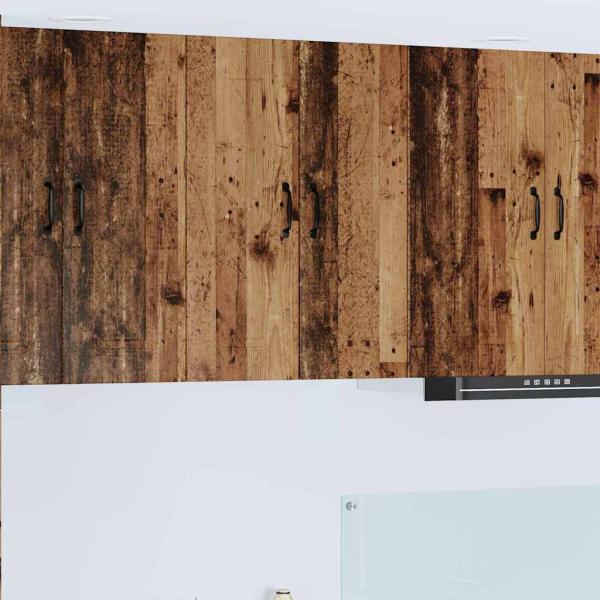 ARDEBO.de - Küchenhängeschrank 2 pcs Altholz 30 x 31 x 80 cm Holzwerkstoff