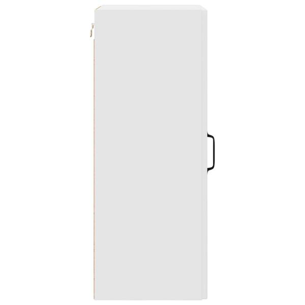 Küchenhängeschrank mit Regal Weiß 40 x 31 x 80 cm Holzwerkstoff