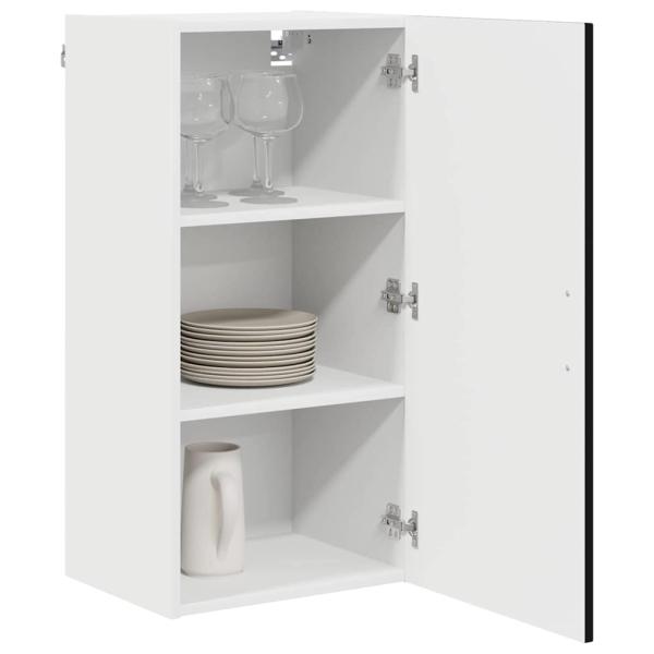 Küchenhängeschrank Schwarz 40 x 31 x 80 cm Holzwerkstoff