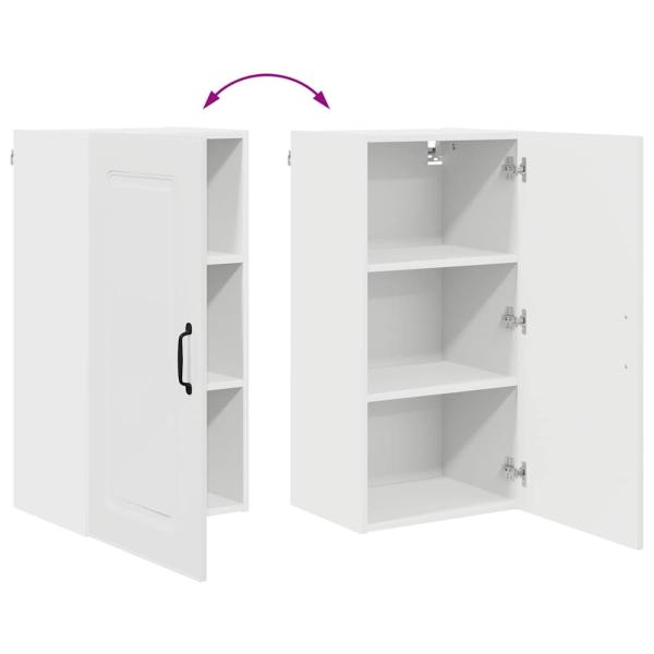 Küchenhängeschrank Hochglanz Weiß 40 x 31 x 80 cm Holzwerkstoff