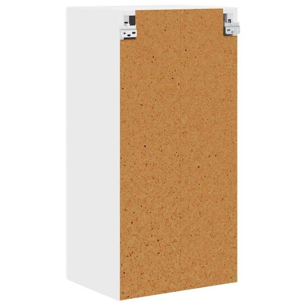 Küchenhängeschrank Hochglanz Weiß 40 x 31 x 80 cm Holzwerkstoff