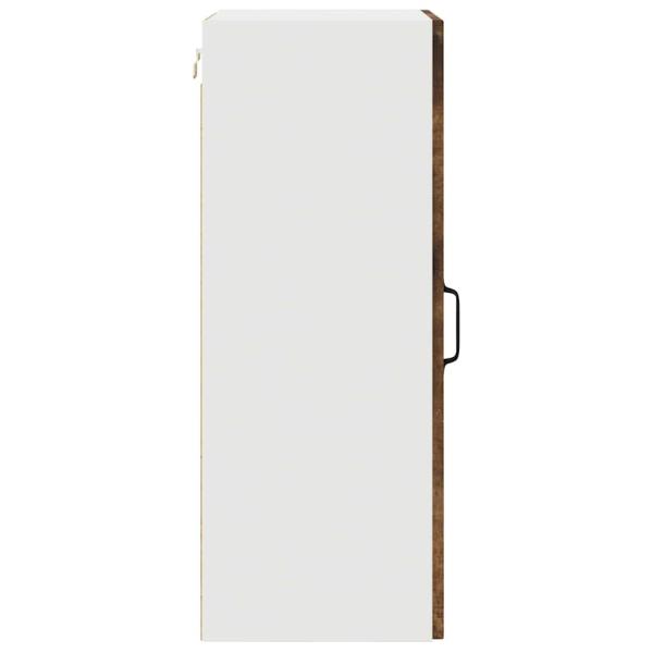 Küchenhängeschrank mit Regal Geräucherte Eiche 40 x 31 x 80 cm