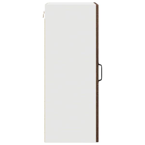 Küchenhängeschrank mit Regal Braun Eichen-Optik 40 x 31 x 80 cm