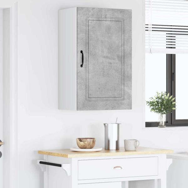 Küchenhängeschrank Beton Grau 50 x 31 x 80 cm Holzwerkstoff