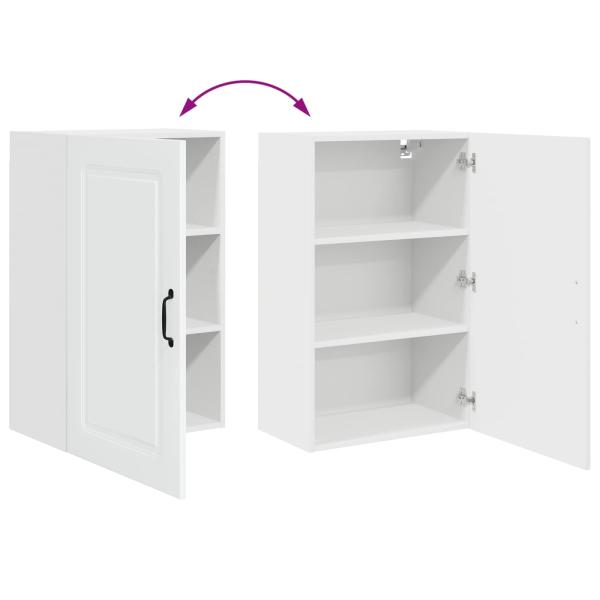 Küchenhängeschrank Hochglanz Weiß 50 x 31 x 80 cm Holzwerkstoff