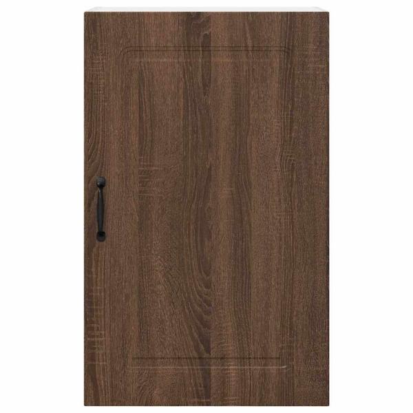 Küchenhängeschrank mit Regal Braun Eichen-Optik 50 x 31 x 80 cm