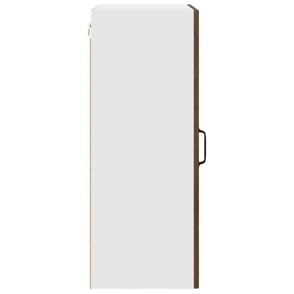 Küchenhängeschrank mit Regal Braun Eichen-Optik 50 x 31 x 80 cm