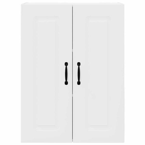 Küchenhängeschrank mit Regal Weiß 60 x 31 x 80 cm Holzwerkstoff