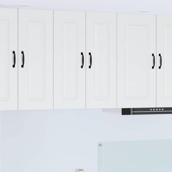 ARDEBO.de - Küchenhängeschrank Hochglanz Weiß 60 x 31 x 80 cm Holzwerkstoff