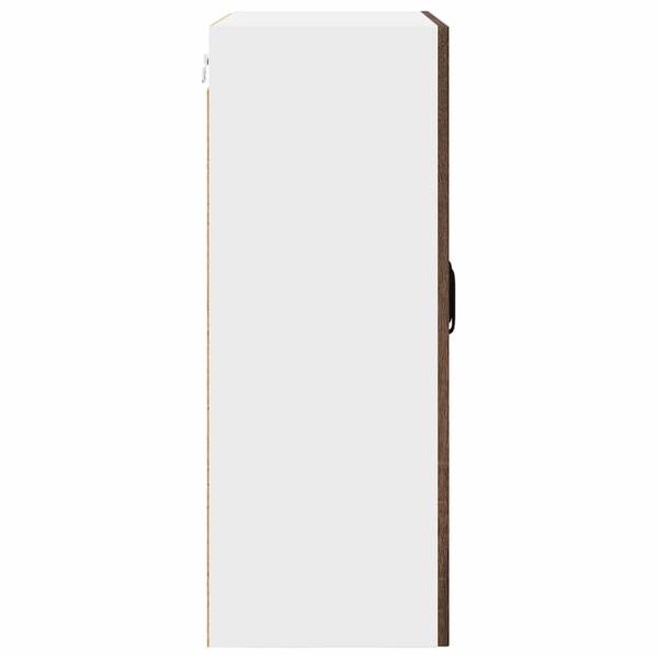 Küchenhängeschrank mit Regal Braun Eichen-Optik 60 x 31 x 80 cm