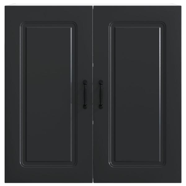 Küchenhängeschrank Schwarz 80 x 31 x 80 cm Holzwerkstoff