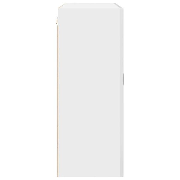 Küchenhängeschrank Hochglanz Weiß 80 x 31 x 80 cm Holzwerkstoff