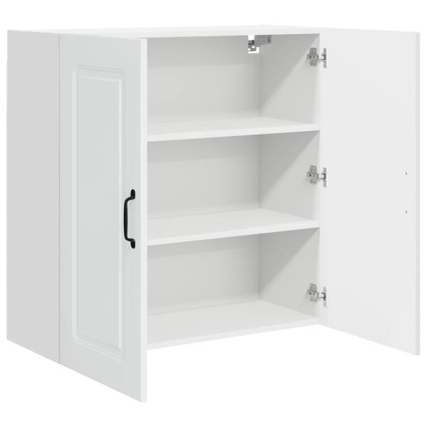 Küchenhängeschrank Hochglanz Weiß 80 x 31 x 80 cm Holzwerkstoff