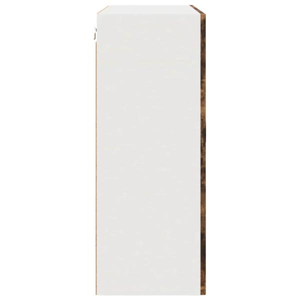 Küchenhängeschrank mit Regal Geräucherte Eiche 80 x 31 x 80 cm