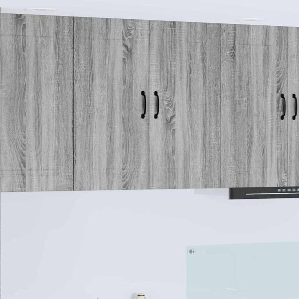 ARDEBO.de - Küchenhängeschrank Graues Sonoma 80 x 31 x 80 cm Holzwerkstoff
