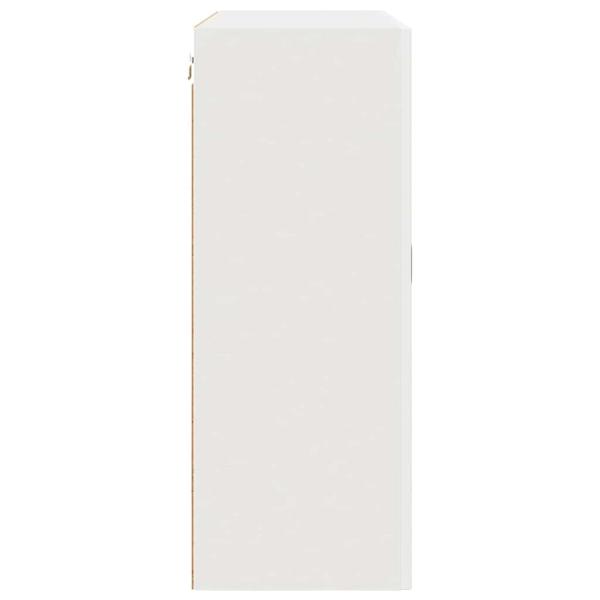 Küchenhängeschrank mit Regal Weiß 80 x 31 x 80 cm Holzwerkstoff