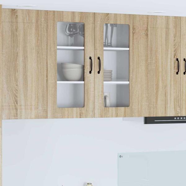 ARDEBO.de - Küchenhängeschrank Sonoma-Eiche 80 x 31 x 80 cm Holzwerkstoff