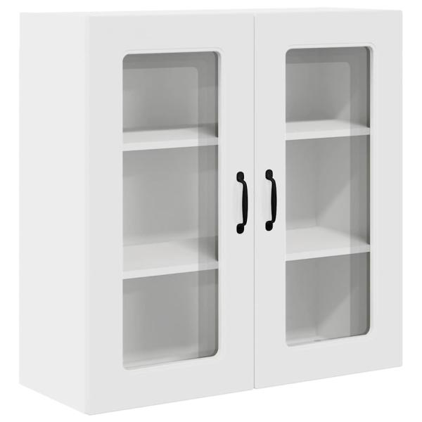 Küchenhängeschrank Hochglanz Weiß 80 x 31 x 80 cm Holzwerkstoff