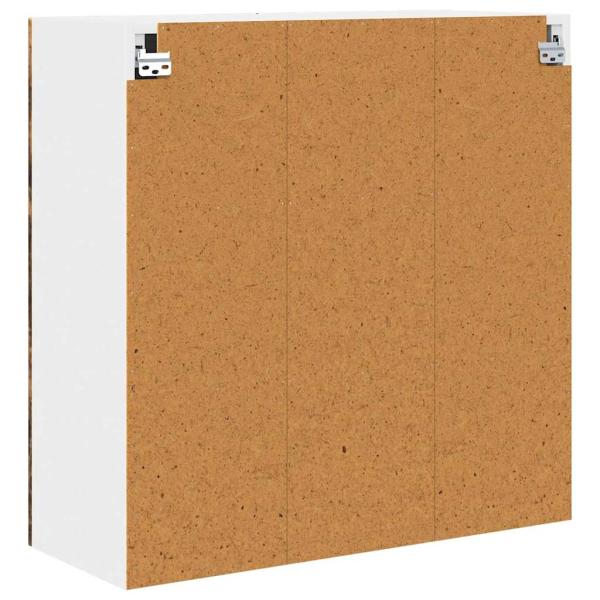 Küchenhängeschrank mit Regal Geräucherte Eiche 80 x 31 x 80 cm