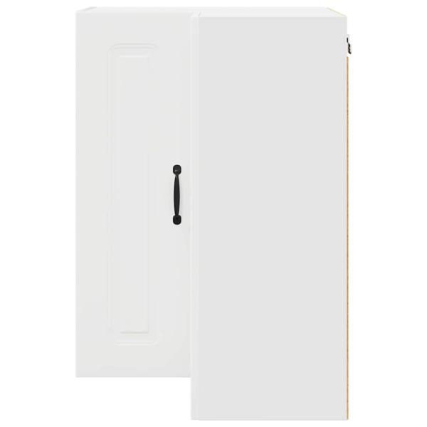 Küchenhängeschrank mit Regal Weiß 57 x 57 x 80 cm Holzwerkstoff