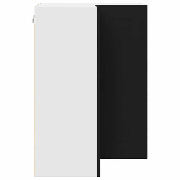 Küchenhängeschrank Schwarz 57 x 57 x 80 cm Holzwerkstoff