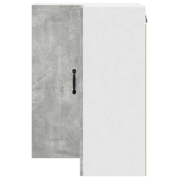 Küchenhängeschrank Beton Grau 57 x 57 x 80 cm Holzwerkstoff