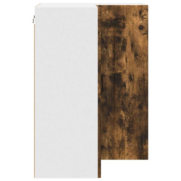 Küchenhängeschrank mit Regal Geräucherte Eiche 57 x 57 x 80 cm