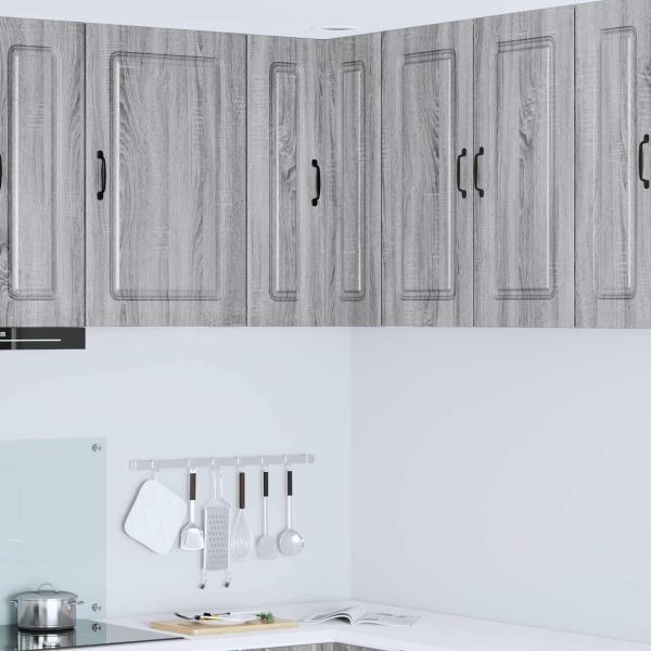 ARDEBO.de - Küchenhängeschrank Graues Sonoma 57 x 57 x 80 cm Holzwerkstoff