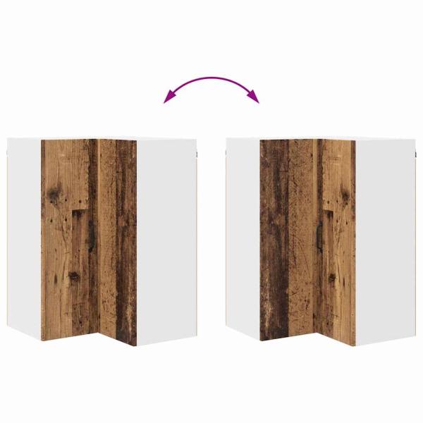 Küchenhängeschrank Altholz 57 x 57 x 80 cm Holzwerkstoff