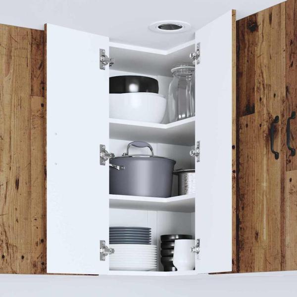 Küchenhängeschrank Altholz 57 x 57 x 80 cm Holzwerkstoff