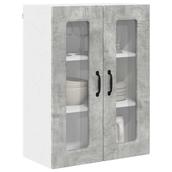Küchenhängeschrank Beton Grau 60 x 31 x 80 cm Holzwerkstoff