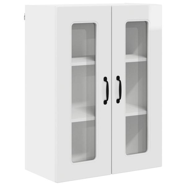 Küchenhängeschrank Hochglanz Weiß 60 x 31 x 80 cm Holzwerkstoff