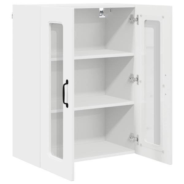 Küchenhängeschrank Hochglanz Weiß 60 x 31 x 80 cm Holzwerkstoff
