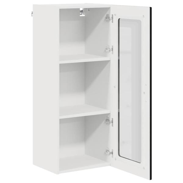 Küchenhängeschrank Schwarz 40 x 31 x 100 cm Holzwerkstoff