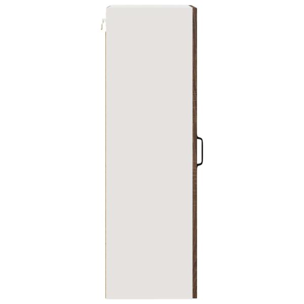 Küchenhängeschrank mit Tür Braun Eichen-Optik 40 x 31 x 100 cm