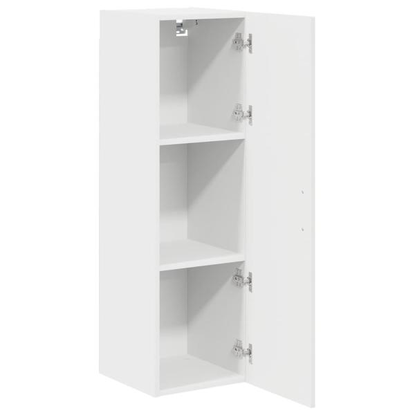 Küchenhängeschrank mit Tür Weiß 30 x 31 x 100 cm Holzwerkstoff