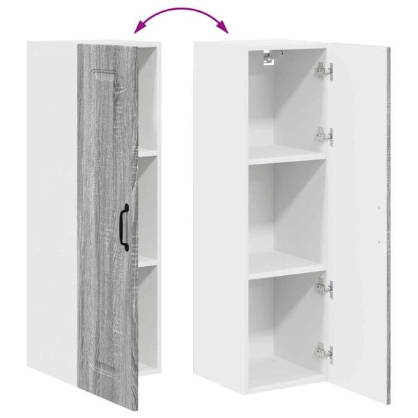 Küchenhängeschrank Graues Sonoma 30 x 31 x 100 cm Holzwerkstoff