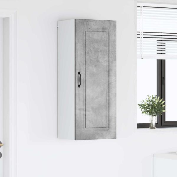 Küchenhängeschrank Beton Grau 40 x 31 x 100 cm Holzwerkstoff