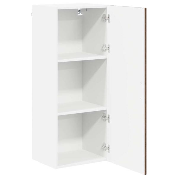 Küchenhängeschrank mit Tür Braun Eichen-Optik 40 x 31 x 100 cm