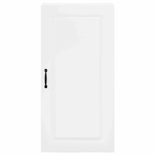 Küchenhängeschrank mit Regal Hochglanz Weiß 50 x 31 x 100 cm