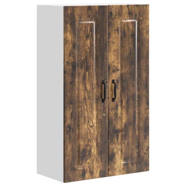 Küchenhängeschrank mit Regal Geräucherte Eiche 60 x 31 x 100 cm