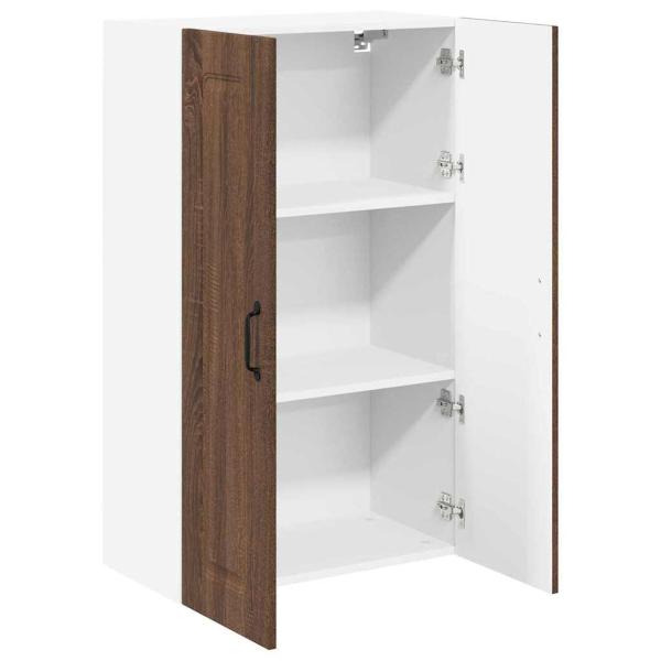 Küchenhängeschrank mit Tür Braun Eichen-Optik 60 x 31 x 100 cm
