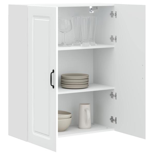 Küchenhängeschrank mit Tür Weiß 80 x 31 x 100 cm Holzwerkstoff