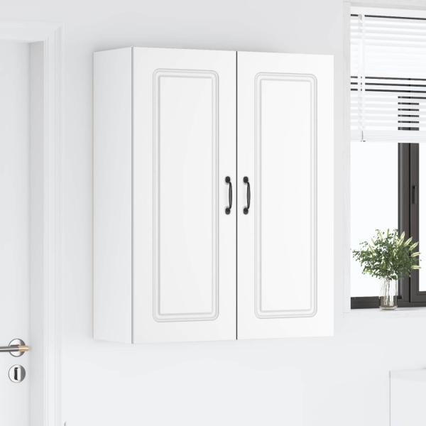 Küchenhängeschrank mit Tür Weiß 80 x 31 x 100 cm Holzwerkstoff