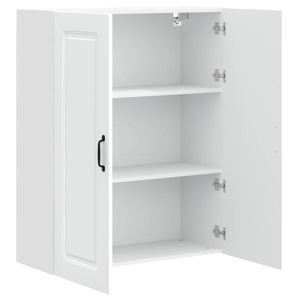 Küchenhängeschrank mit Tür Weiß 80 x 31 x 100 cm Holzwerkstoff