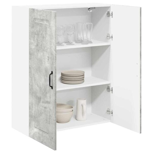 Küchenhängeschrank Beton Grau 80 x 31 x 100 cm Holzwerkstoff