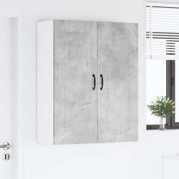 Küchenhängeschrank Beton Grau 80 x 31 x 100 cm Holzwerkstoff