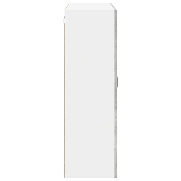 Küchenhängeschrank Beton Grau 80 x 31 x 100 cm Holzwerkstoff