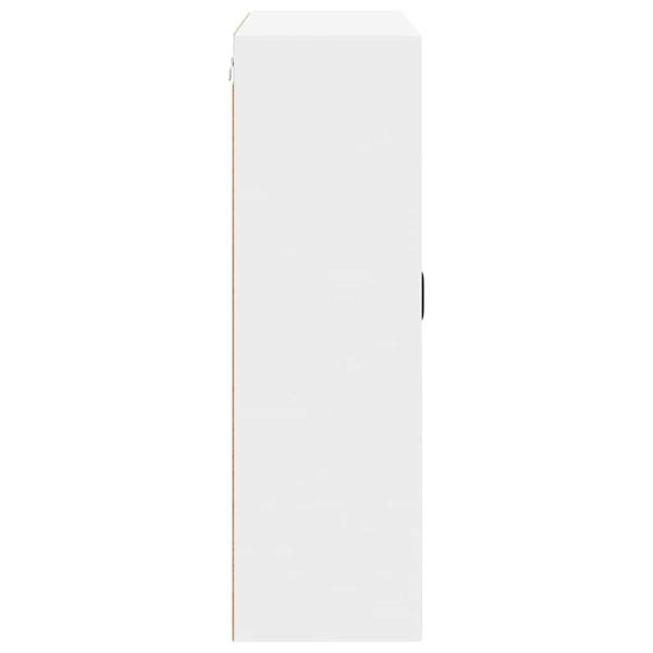 Küchenhängeschrank mit Tür Weiß 80 x 31 x 100 cm Holzwerkstoff