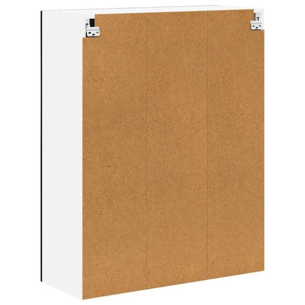 Küchenhängeschrank Schwarz 80 x 31 x 100 cm Holzwerkstoff